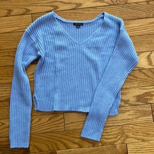 Wild Fable Cropped V Neck Sweater